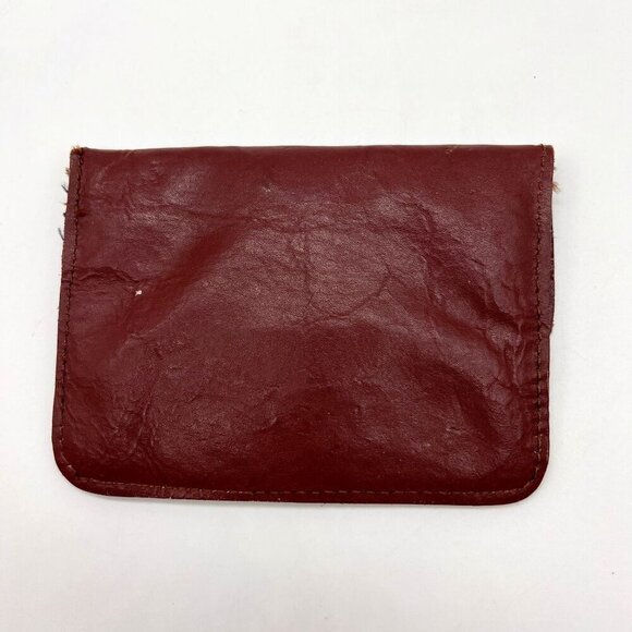 Vintage Genuine Leather Wallet Coin Purse Made In Brazil Bifold 80s 90s - Picture 4 of 10